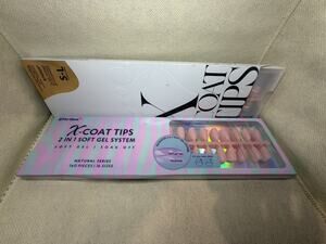 X-Coat Tips Natural Pink 160 Pcs/16 Sizes French Tip Toe Nails 150 Pcs/15 Sizes